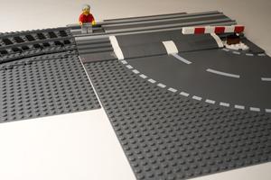 Набор LEGO MOC-82565 Railroad crossing MILS style