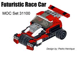 Набор LEGO MOC-82754 Futuristic Race Car - MOC 31100