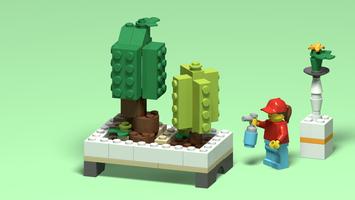 Набор LEGO BYGGLEK Container Garden - Minecraft Style Trees