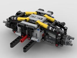 Набор LEGO MOC-82818 Off-road vehicle rear suspension
