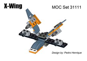 Набор LEGO MOC-82835 X-Wing - MOC 31111