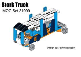Набор LEGO MOC-82942 Stork Truck - MOC 31099