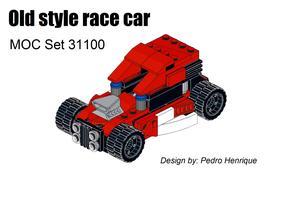 Набор LEGO MOC-82944 Old style race car - MOC 31100