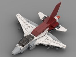 Набор LEGO MOC-82980 "Teen Series" (F-15/F-16/F-18) Jet Fighter