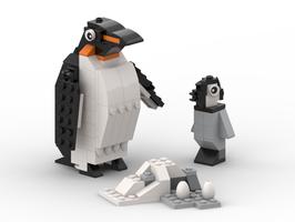 Набор LEGO MOC-83044 11011 emperor penguins
