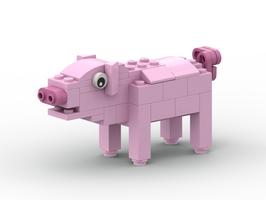 Набор LEGO MOC-83051 11011 piglet
