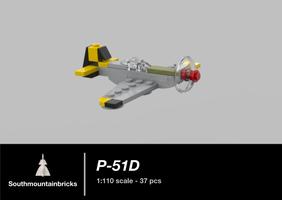 Набор LEGO P-51D [1:110 scale]