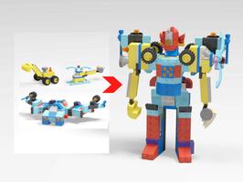 Набор LEGO MOC-83509 10698 3in1 Titan Mech