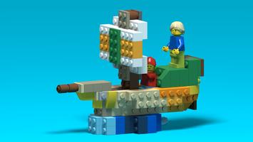 Набор LEGO MOC-83542 BYGGLEK Pirate Ship