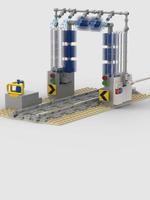 Набор LEGO MOC-83836 Eisenbahn Zugwaschanlage Eisenbahnwaschanlage - train washer