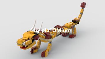 Набор LEGO MOC-83918 Golden Dragon (LEGO 31112 Alternate)