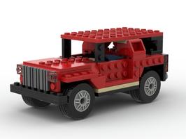 Набор LEGO MOC-84493 5867 Jeep Wrangler