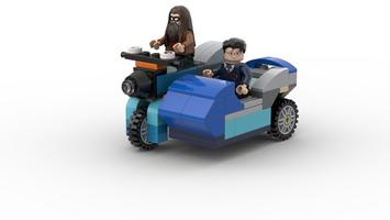 Набор LEGO MOC-84765 10696 Motorcycle with sidecar