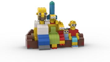Набор LEGO MOC-84782 11011 The Simpsons