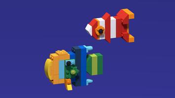 Набор LEGO BYGGLEK Tropical Fish