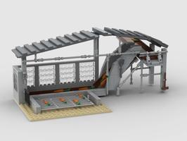 Набор LEGO MOC-85400 Eisenbahn Verladestation fur Zuckerruben - train loaiding station fur sugar beet