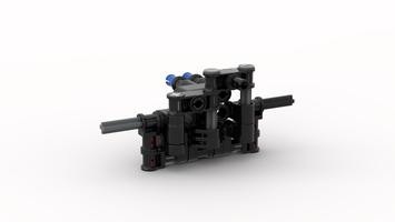 Набор LEGO MOC-85475 adapter to fit my self steerer to CB?s scania