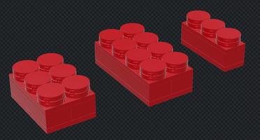 Набор LEGO MOC-85848 More red bricks