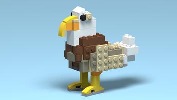 Набор LEGO BYGGLEK Bald Eagle