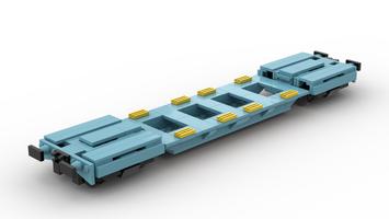 Набор LEGO MOC-85968 FEA 2 x 60 8-axle container wagon (maritime)