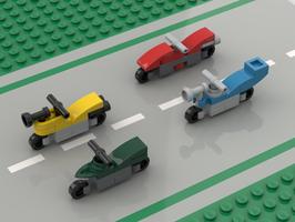Набор LEGO MOC-85992 Nano motorbikes volume 3
