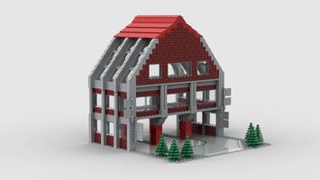 Набор LEGO MOC-86004 Garage - indoor parking
