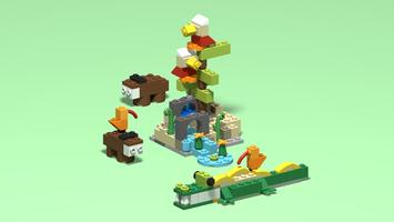 Набор LEGO MOC-86074 BYGGLEK Caiman and Watering Hole
