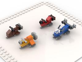 Набор LEGO Nano snowmobiles, propeller driven (volume 1)
