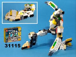 Набор LEGO Transformer Bulldozer from LEGO Creator 31115: Space Mining Mech
