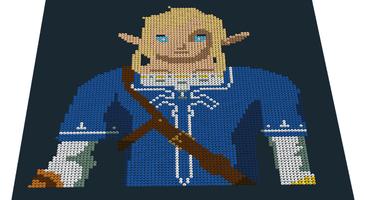 Набор LEGO MOC-86872 BOTW Link Mosaic