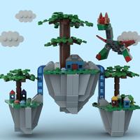 Набор LEGO MOC-86889 Floating Islands of Mysteria