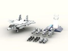 Набор LEGO MOC-86940 F-15 Strike Eagle