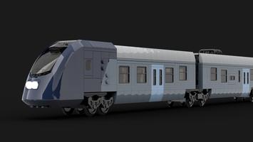 Набор LEGO MOC-87019 MU-03 Passenger train