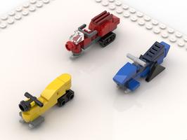 Набор LEGO Nano snowmobiles, tracked (volume 1)
