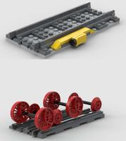 Набор LEGO Induktive Zugsicherung -und Achsengleis / Train protection and  Axle track