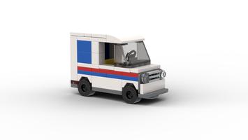 Набор LEGO MOC-87405 Mail truck