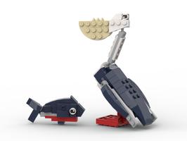 Набор LEGO MOC-87500 31088 pelican and fish