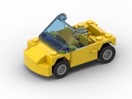 Набор LEGO MOC-87634 Yellow car