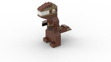 Набор LEGO MOC-87804 11011 Dinosaur (brown)