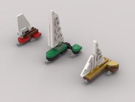 Набор LEGO MOC-87967 Nano ice sailing boats