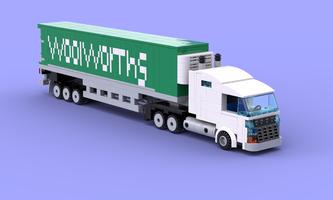 Набор LEGO MOC-87982 woolworths truck