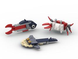 Набор LEGO MOC-88068 31088 sea creatures