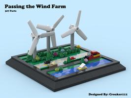 Набор LEGO MOC-88407 Passing the Wind Farm