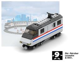 Набор LEGO MOC-88568 &201. Mini - Metroliner Locomotive