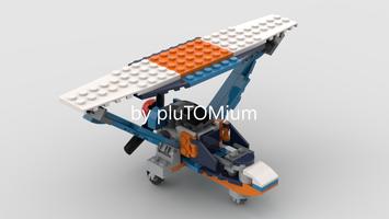 Набор LEGO MOC-88669 Motorglider for minifigure (LEGO 31099 Alternate)