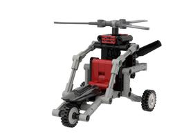 Набор LEGO MOC-88816 Studless 8215 Gyro Copter