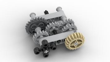Набор LEGO MOC-89127 Gearbox Without Special