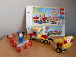 Набор LEGO MOC-89152 6671-1 truck with roadsign trailer