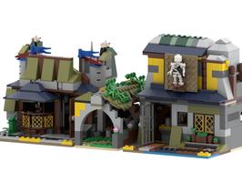 Набор LEGO MOC-89182 Medieval MOC 3 builds Pub, Play, Patio