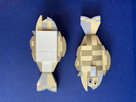 Набор LEGO halibut fish model
